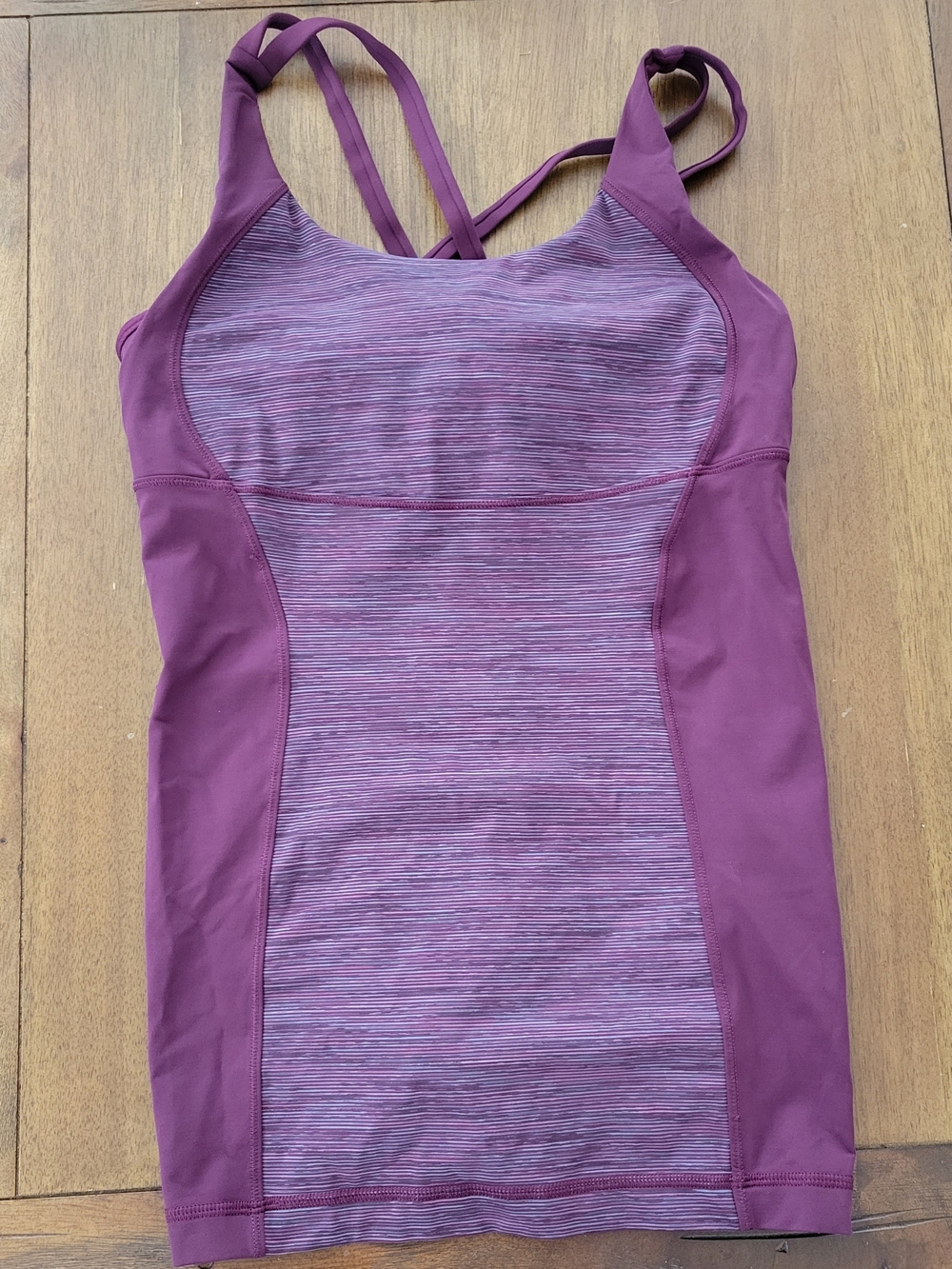lululemon athletica Purple Strappy Tank Top